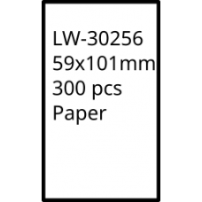 LW-30256 59mm x 101mm labels