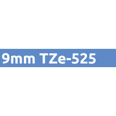 TZe-525 9mm White on blue