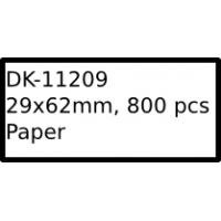 DK-11209 62x29mm labels